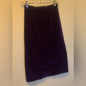 Anne Klein Purple Pencil Skirt